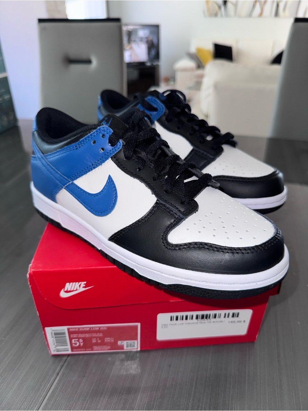Nike Dunk Lows GS Industrial Blue 5Y